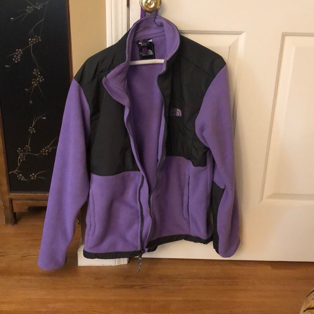 North face Purple zip up